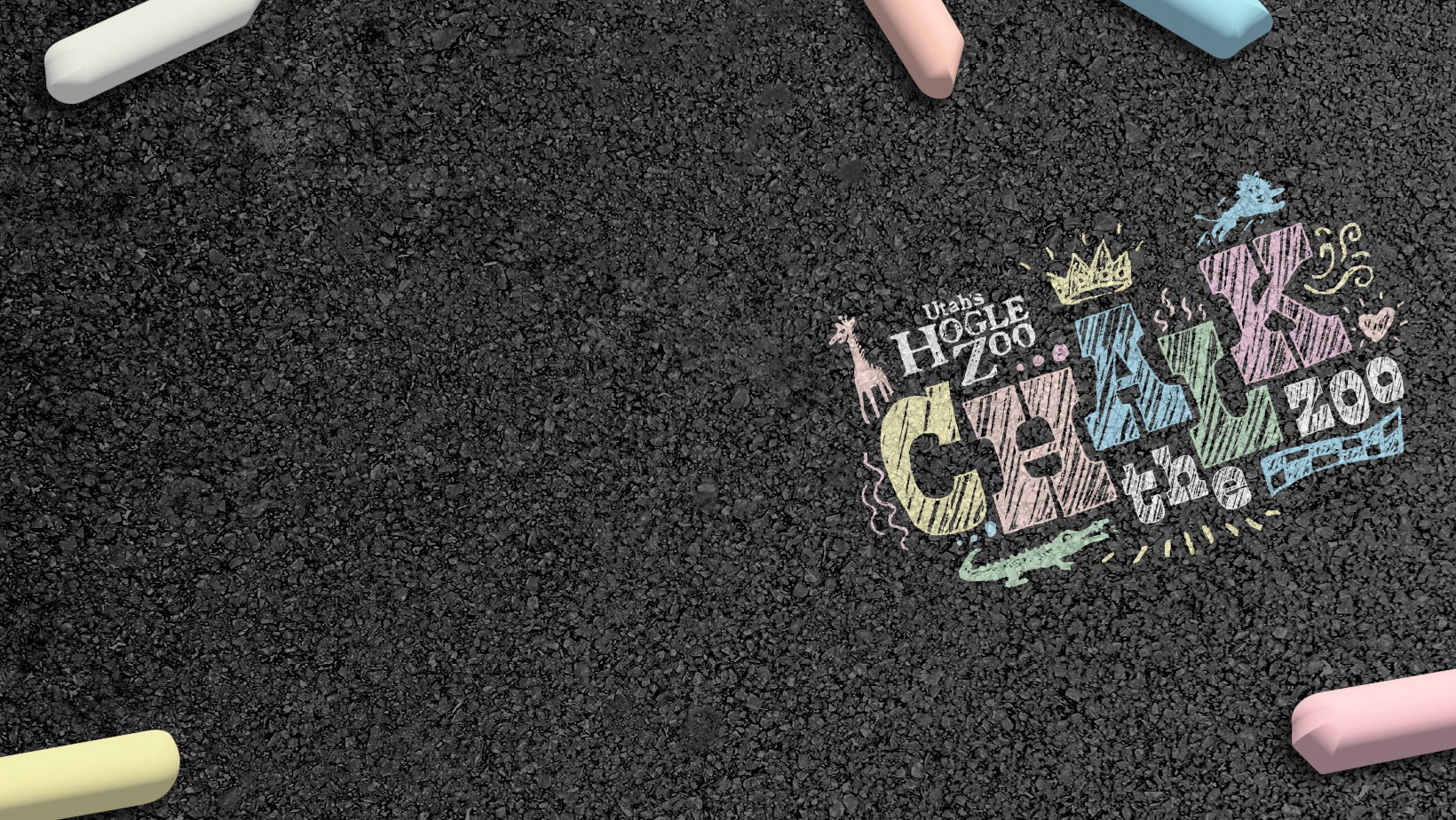 Chalk the Zoo event illustration