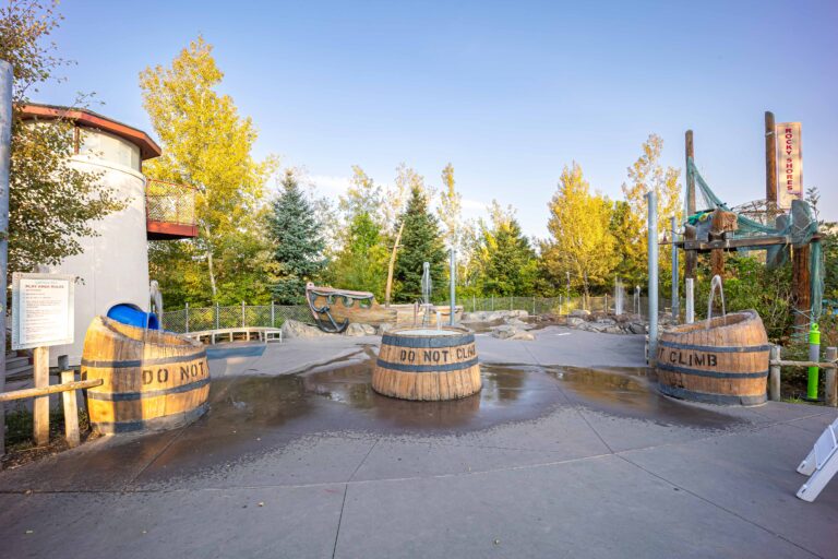 Splash pad at Utah's Hogle Zoo