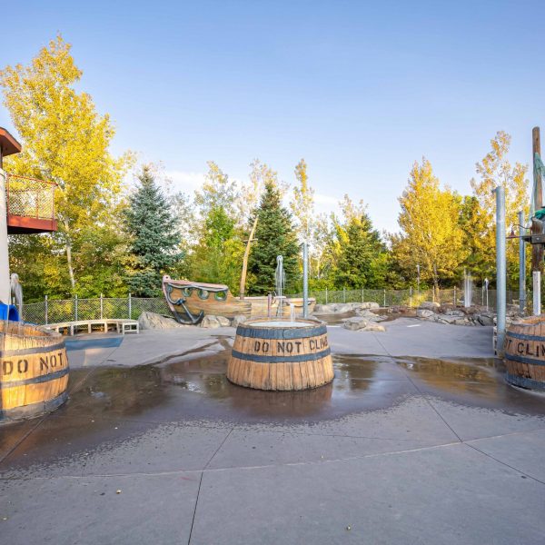 Splash pad at Utah's Hogle Zoo